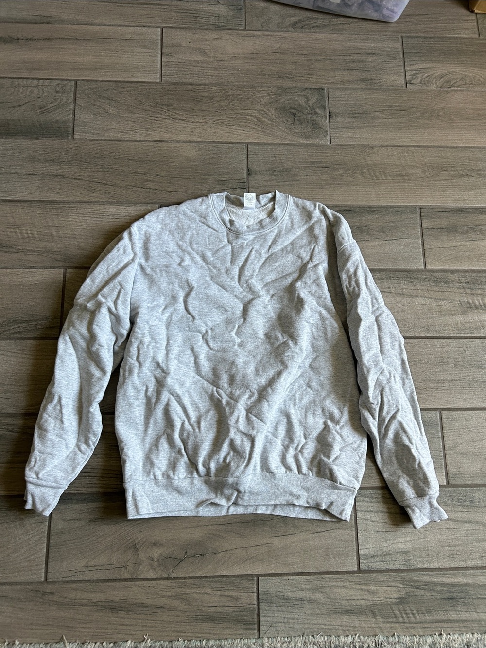 Los Angeles Apparel Light Gray Men's Crewneck Sweatshirt